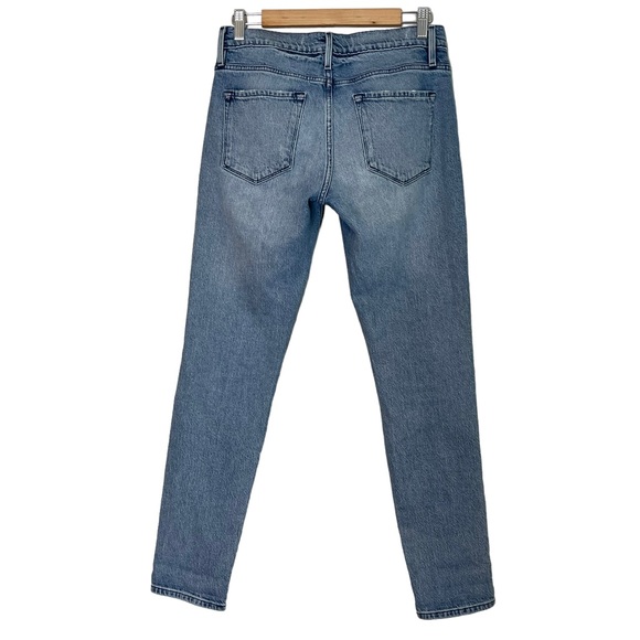 Frame Womens Le Garcon Beldon Rips Straight Leg Jeans Size 25 Distressed - Picture 2 of 12